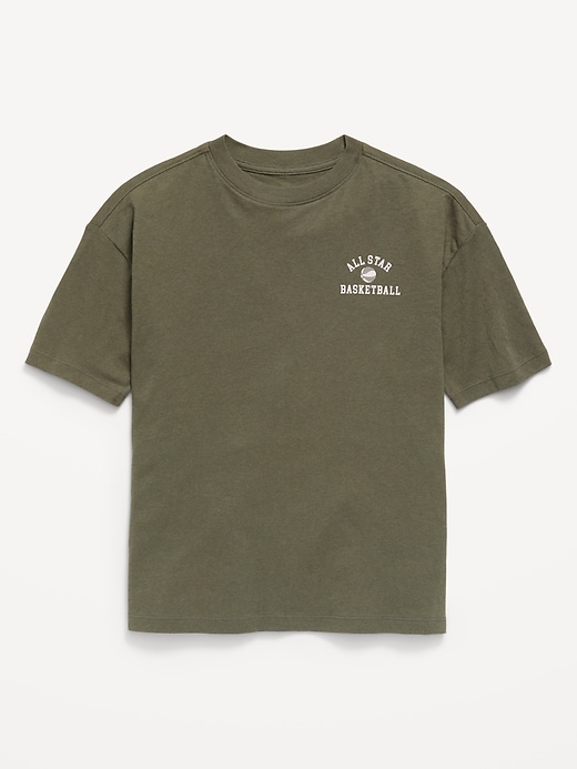 Image number 1 showing, Oversized Short-Sleeve Graphic T-Shirt for Boys