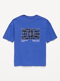 Image number 1 showing, Oversized Short-Sleeve Graphic T-Shirt for Boys