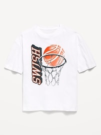 Image number 1 showing, Oversized Short-Sleeve Graphic T-Shirt for Boys
