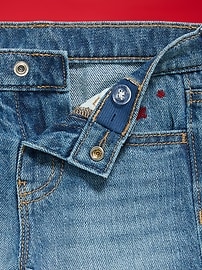 Image number 3 showing, Old Navy x Disney Minnie Mouse Embroidered Frayed-Hem Jean Shorts for Toddler Girls