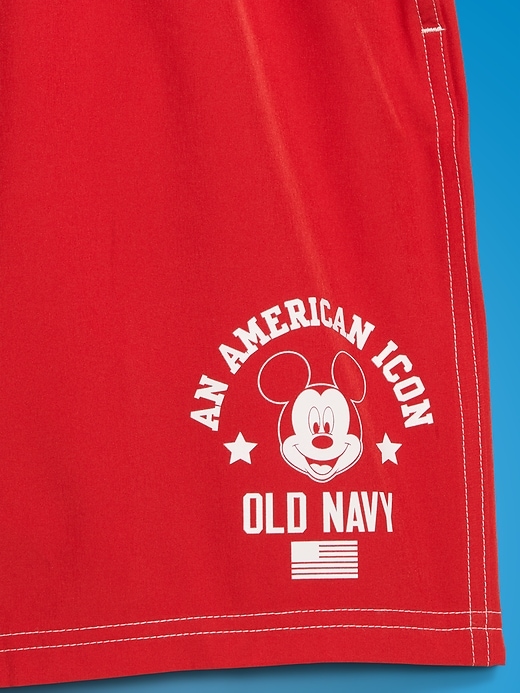 Image number 3 showing, Old Navy x Disney Mickey Mouse Cargo Swim Trunks (7-inch inseam) for Men