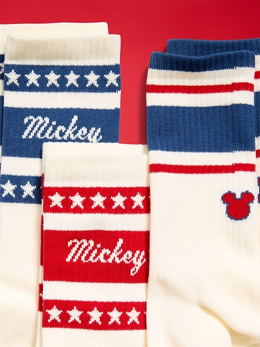Image number 2 showing, Old Navy x Disney 3-Pack Crew Socks for Men