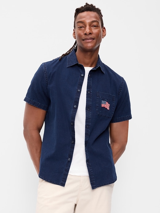 Image number 1 showing, Classic Fit Everyday Denim Shirt