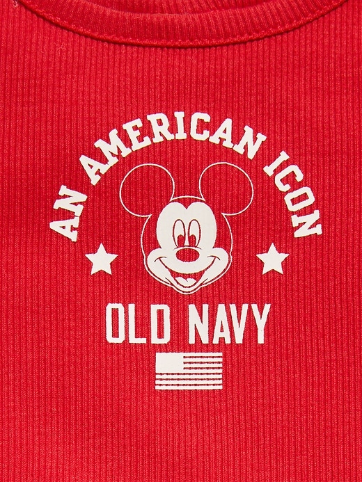 Image number 3 showing, Old Navy x Disney Mickey Mouse Ribbed Tank Top for Toddler Girls