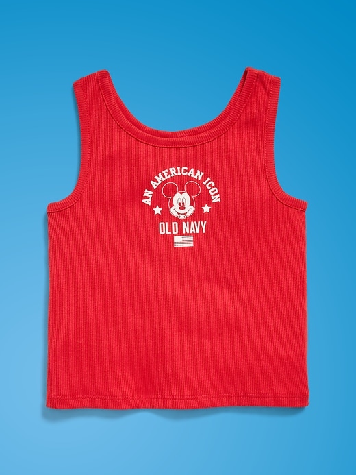 Image number 2 showing, Old Navy x Disney Mickey Mouse Ribbed Tank Top for Toddler Girls