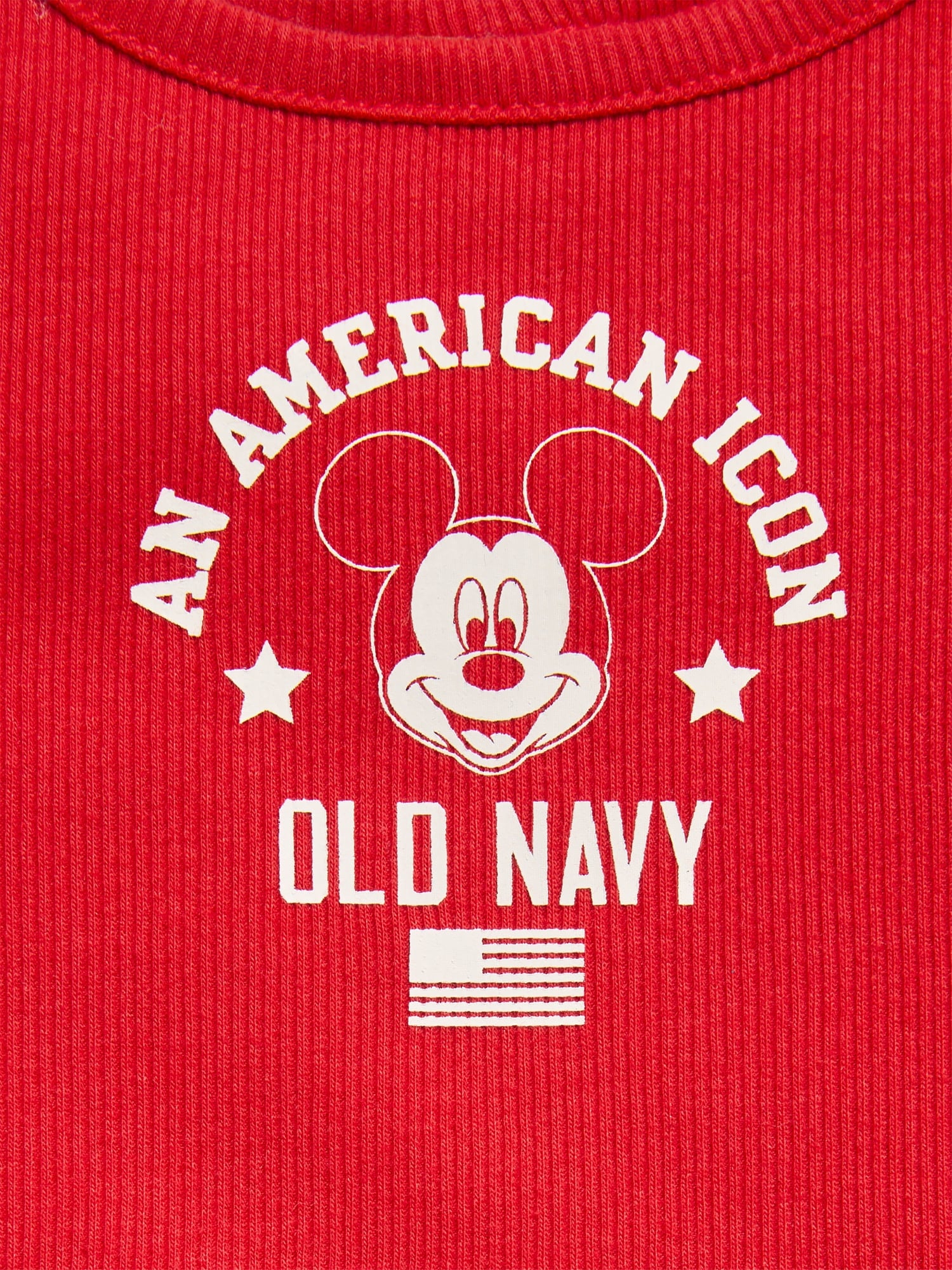 Old Navy x Disney Mickey Mouse Ribbed Tank Top for Toddler Girls