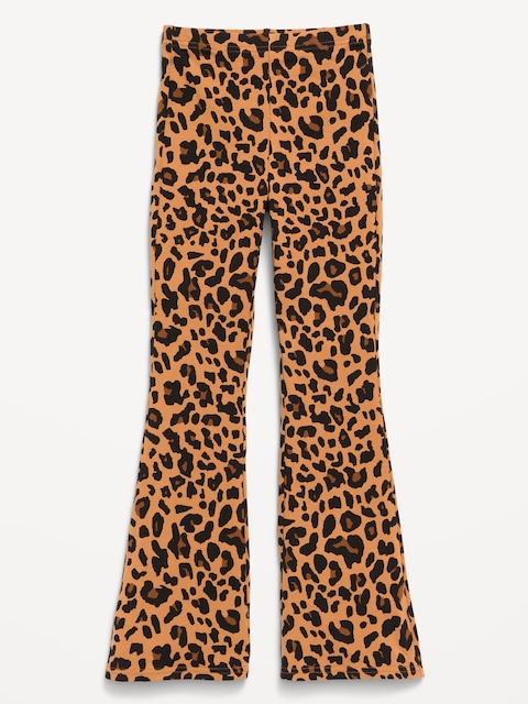 High-Waisted Flared Leggings for Girls