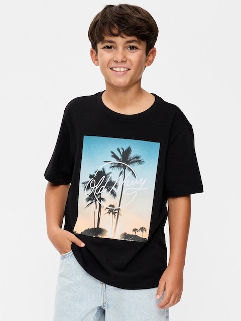 Short-Sleeve Logo-Graphic T-Shirt for Boys