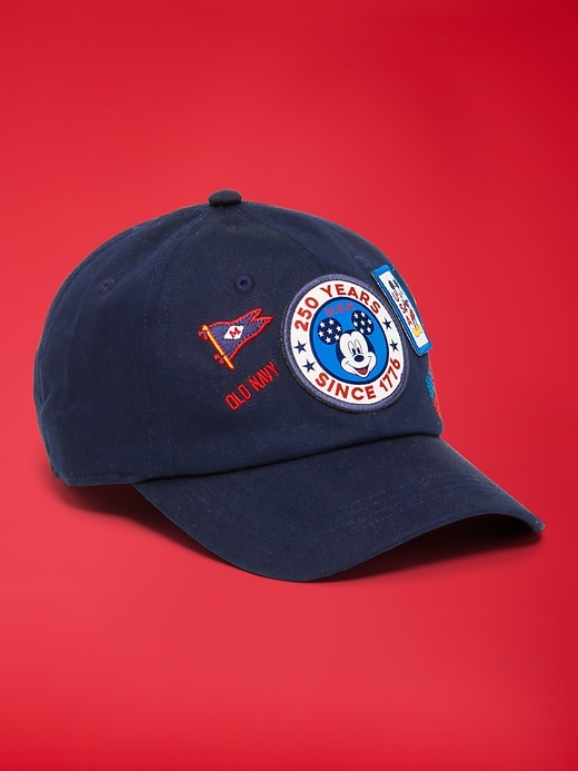 Image number 3 showing, Old Navy x Disney Mickey Mouse Logo-Graphic Baseball Hat for Adults