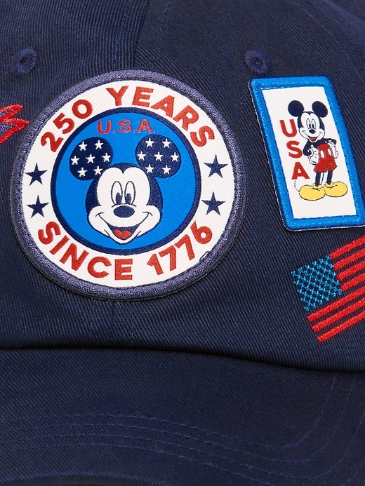 Image number 2 showing, Old Navy x Disney Mickey Mouse Logo-Graphic Baseball Hat for Adults