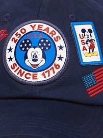 Image number 2 showing, Old Navy x Disney Mickey Mouse Logo-Graphic Baseball Hat for Adults