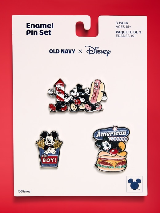 Image number 3 showing, Old Navy x Disney Enamel Pin Set