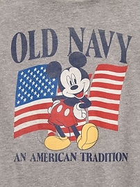 Image number 6 showing, Old Navy x Disney Mickey Mouse Gender-Neutral Logo-Graphic T-Shirt for Kids