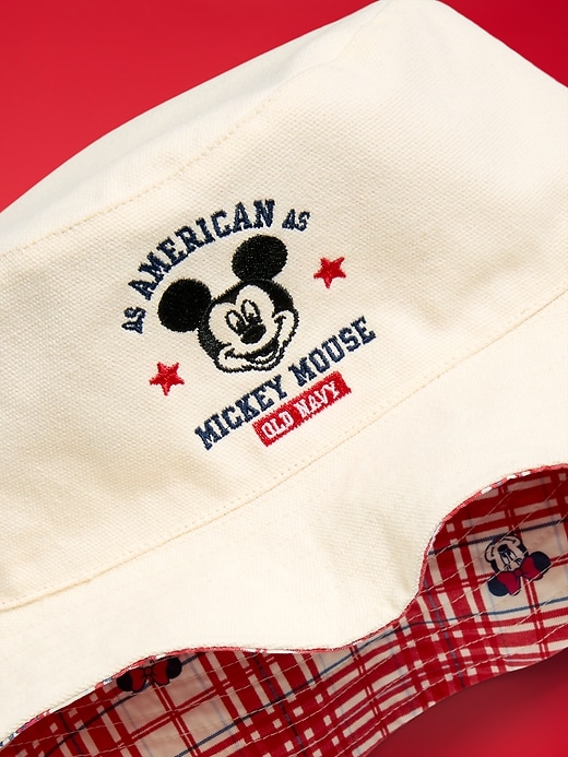 Image number 2 showing, Old Navy x Disney Mickey Mouse Logo-Graphic Bucket Hat for Kids