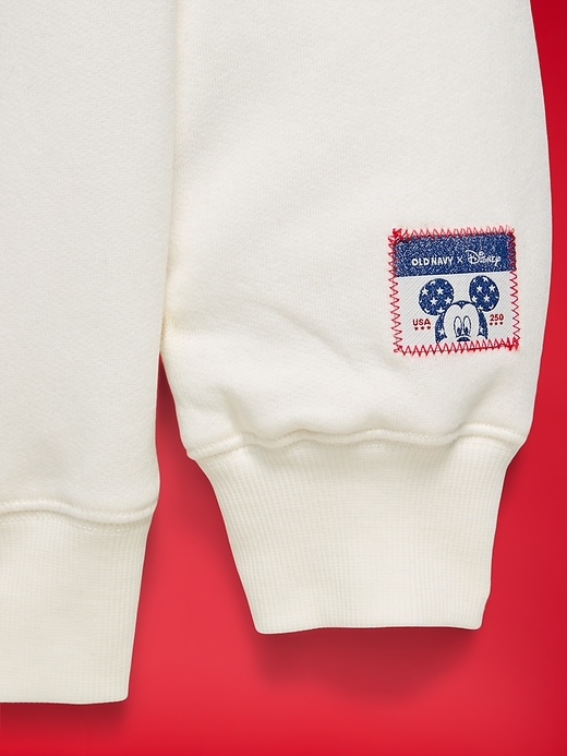 Image number 3 showing, Old Navy x Disney Mickey Mouse Oversized Gender-Neutral Crew-Neck Sweatshirt for Kids