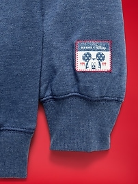 Image number 3 showing, Old Navy x Disney Mickey Mouse Oversized Gender-Neutral Crew-Neck Sweatshirt for Kids