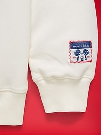 Image number 3 showing, Old Navy x Disney Mickey Mouse Oversized Gender-Neutral Crew-Neck Sweatshirt for Kids