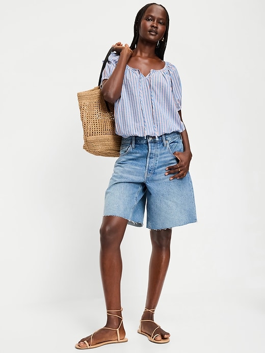 Image number 3 showing, Short-Sleeve Bubble Top