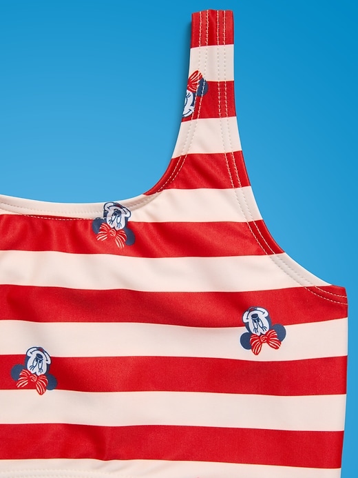 Image number 3 showing, Old Navy x Disney Minnie Mouse Cutout One-Piece Swimsuit for Girls