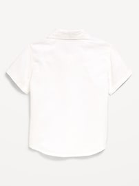 Image number 3 showing, Short-Sleeve Oxford Shirt for Toddler Boys
