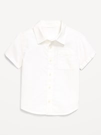 Image number 2 showing, Short-Sleeve Oxford Shirt for Toddler Boys