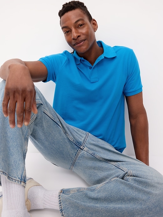 Image number 3 showing, Classic Fit Pique Polo