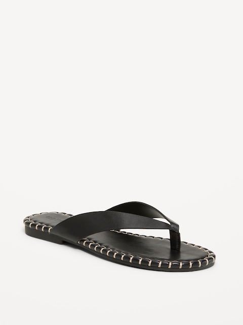 Whipstich Flip-Flops for Women
