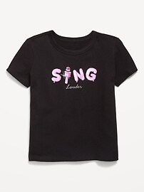Image number 1 showing, Short-Sleeve Graphic T-Shirt for Girls