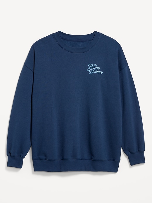 Image number 4 showing, SoComfy Oversized Crew-Neck Sweatshirt