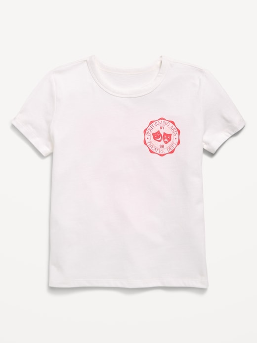 Image number 1 showing, Short-Sleeve Graphic T-Shirt for Girls