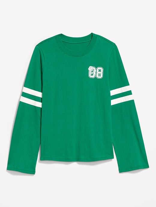 Image number 4 showing, EveryWear Long-Sleeve Graphic T-Shirt