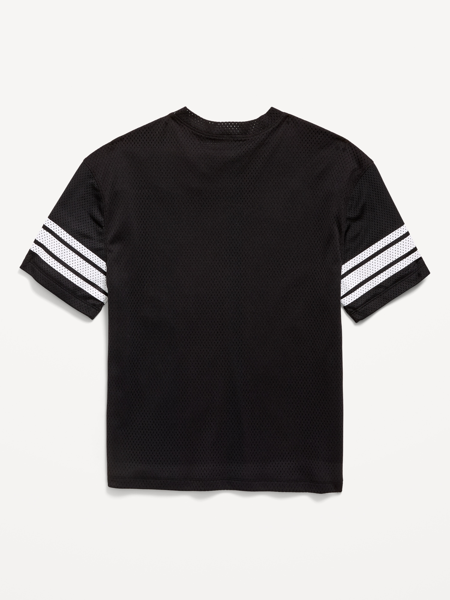 Oversized Mesh Graphic Football T-Shirt for Boys
