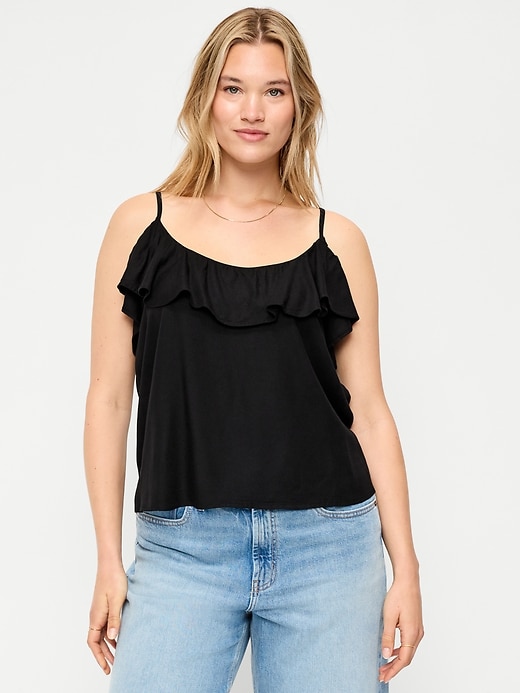 Image number 5 showing, Ruffle-Front Tank Top
