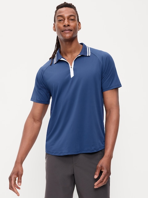 Modern Tech Zip Polo