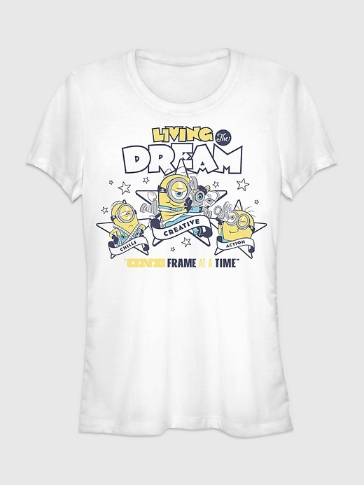Image number 1 showing, Minions 3 Living The Dream Graphic T-Shirt - Women's