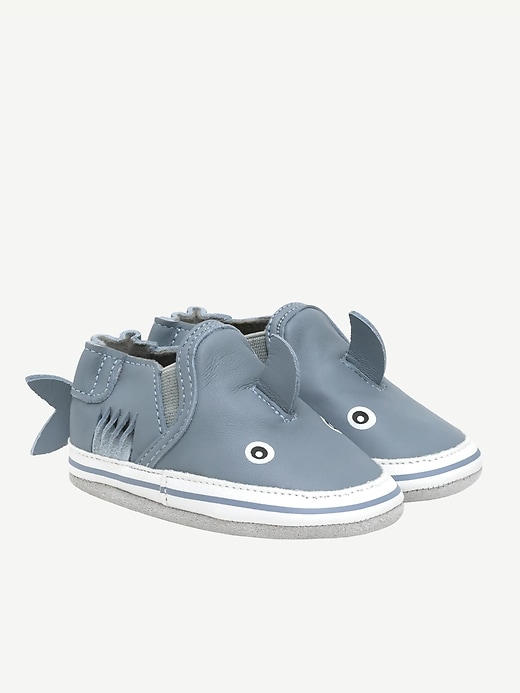 Image number 1 showing, Robeez Sebastian Shark Soft Soles