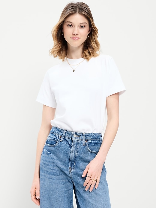 Image number 4 showing, Relaxed Heavyweight Crew-Neck T-Shirt
