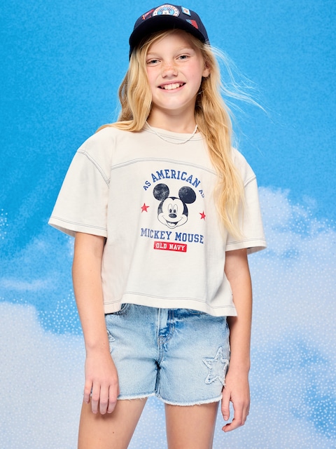 Old Navy x Disney Mickey Mouse Football-Style T-Shirt for Girls