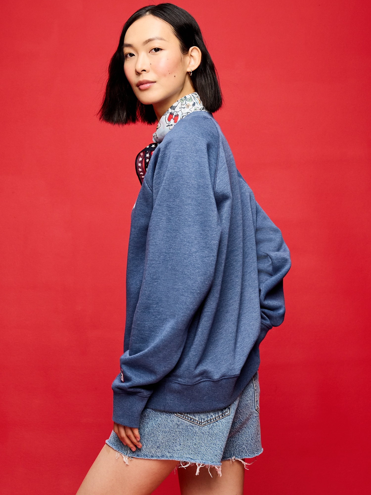 Old Navy x Disney Mickey Mouse Crew-Neck Sweatshirt for Adults