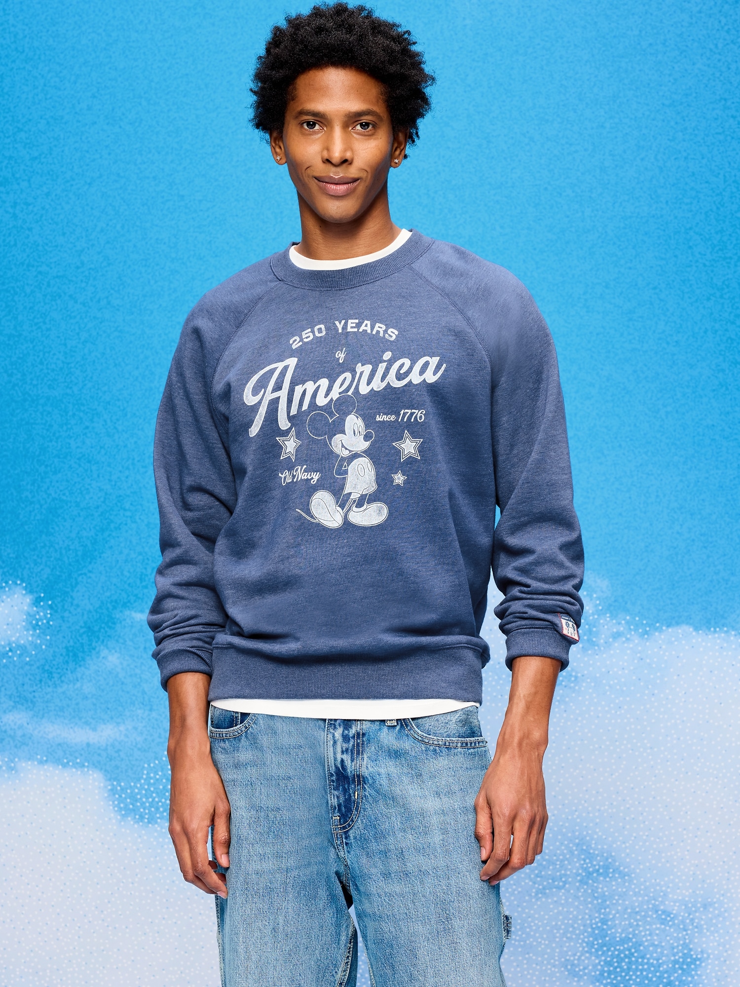 Old Navy x Disney Mickey Mouse Crew-Neck Sweatshirt for Adults