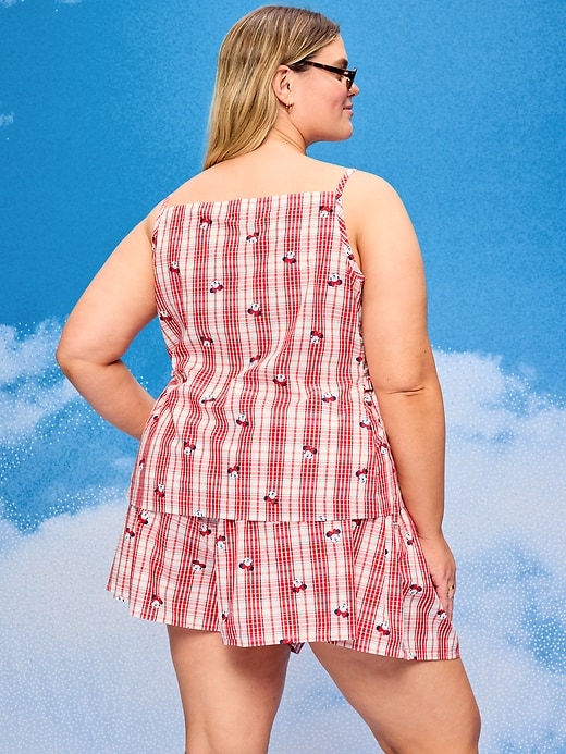 Image number 5 showing, Old Navy x Disney Minnie Mouse Side-Tie Plaid Tank Top for Women