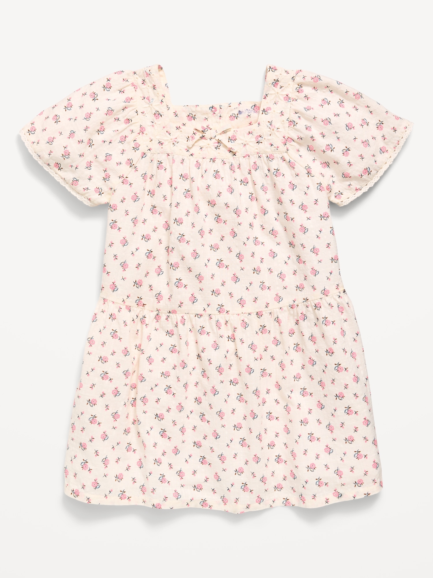 Printed Short-Sleeve Dress for Toddler Girls