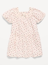 Image number 2 showing, Printed Short-Sleeve Dress for Toddler Girls