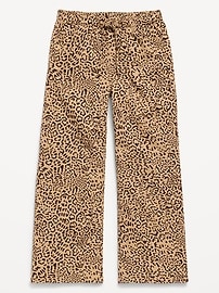 Image number 4 showing, Pull-On Super Baggy Wide-Leg Twill Pants for Girls