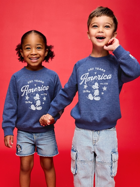 Old Navy x Disney Mickey Mouse Oversized Unisex Crew-Neck Sweatshirt for Toddler