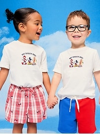 Image number 1 showing, Old Navy x Disney Mickey Mouse Unisex Logo-Graphic T-Shirt for Toddler