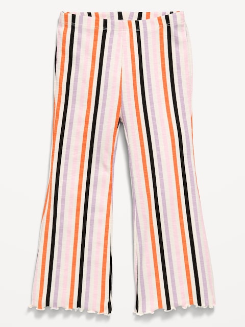 Ribbed Flared Leggings for Toddler Girls