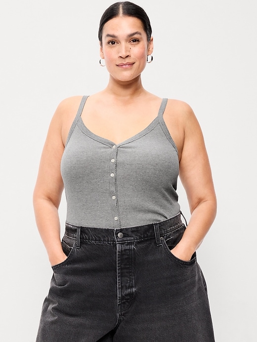 Image number 6 showing, Button-Front Cami Tank Top