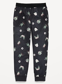 Image number 1 showing, Printed Jersey-Knit Pajama Jogger Pants for Boys