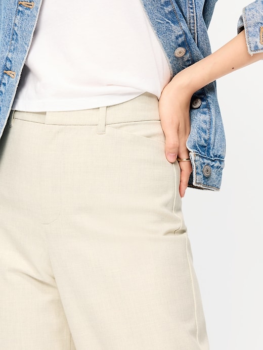 Image number 5 showing, High-Waisted Pixie Straight Pants
